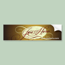 Joe Hero bumper sticker bumper stickers