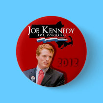 Joe Kennedy for Congress Red buttons