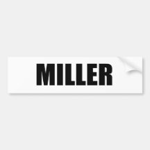 JOE MILLER 2010 BUMPER STICKER