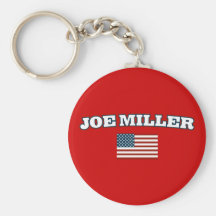 Joe Miller for Senate Patriotic Key Chains