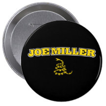 Joe Miller Gadsden Flag Snake Buttons