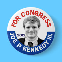 Joe P. Kennedy III for Congress 2012 buttons