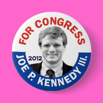 Joe P. Kennedy III for Congress 2012 buttons
