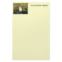 Joe Schneider Speaks stationery