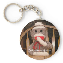 Joe Sock Monkey Keychain keychains