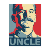 Joe Stalin - Uncle: OHP Postcard by obama_poster_hope Joe Stalin - Uncle: OHP Postcard