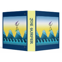 Joe Surfer 3 Ring Binder
