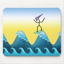 Joe Surfer mousepads by flyingdisc Joe Surfer mousepads