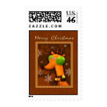 Joe the Christmas Dog Postage Stamp