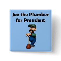 Joe the Plumber Button by ObamaRama Joe the Plumber Button