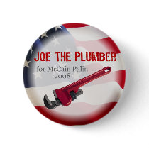 Joe the Plumber for McCain Button