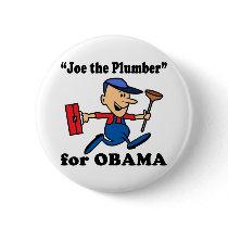 Joe the Plumber for Obama Pinback Button