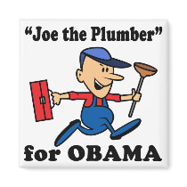 Joe the Plumber for Obama Fridge Magnet