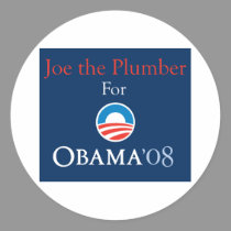 Joe the plumber for Obama stickers