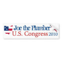 Joe the Plumber for US Congress 2010 - Bumper Stic bumper stickers by sarahpalintees Joe the Plumber for US Congress 2010 - Bumper Stic bumper stickers
