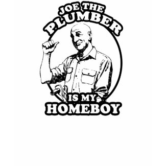 joe the plumber is my homeboy womens shirt in blue