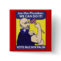 Joe the Plumber, we can do it Button