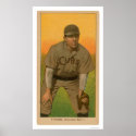 Joe Tinker Baseball Card 1909 posters