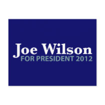 Joe Wilson for President 2012 postcards