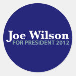 Joe Wilson for President 2012 Round Sticker
