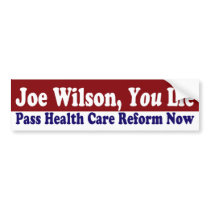 Joe Wilson, You Lie Bumper Sticker bumper stickers