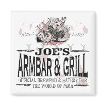 Joe's Armbar & Grill MMA Gear Refrigerator Magnets