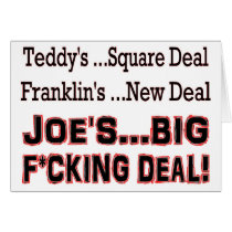 Joe's Big Deal Greeting Card