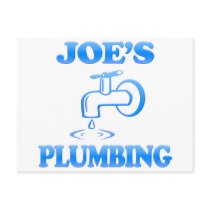 Joe's Plumbing postcards