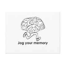 JOG YOUR MEMORY postcards