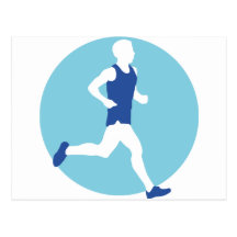 Jogger Postcard