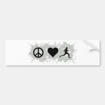 Jogging 1 bumper stickers