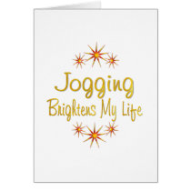 Jogging Brightens My Life cards