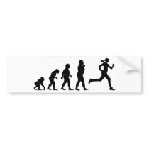 Jogging Bumper Sticker