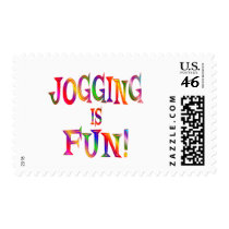 Jogging is Fun postage