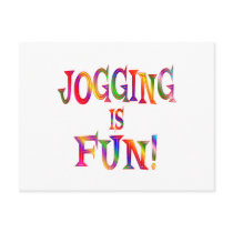 Jogging is Fun postcards