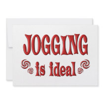 Jogging is Ideal Custom Invitations