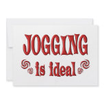 Jogging is Ideal invitations
