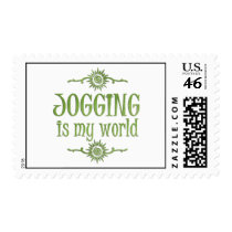 Jogging is My World postage