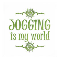 Jogging is My World posters
