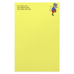 Jogging Mouse Stationery Paper