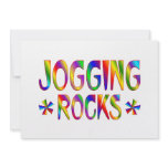 Jogging Rocks invitations