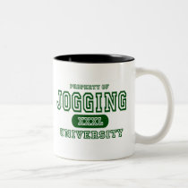 Jogging University mugs