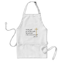 Joh 16:33 apron