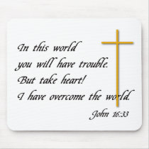 Joh 16:33 mouse pads
