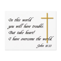 Joh 16:33 postcards