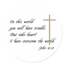 Joh 16:33 stickers