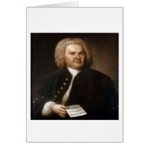johan sebastian bach greeting cards