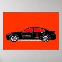 Johan Sebastian Bach - Virtual Car Print