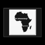 johanesburg south africa postcard