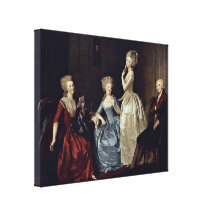 Johann Heinrich Wilhelm - Countess and family Gallery Wrap Canvas